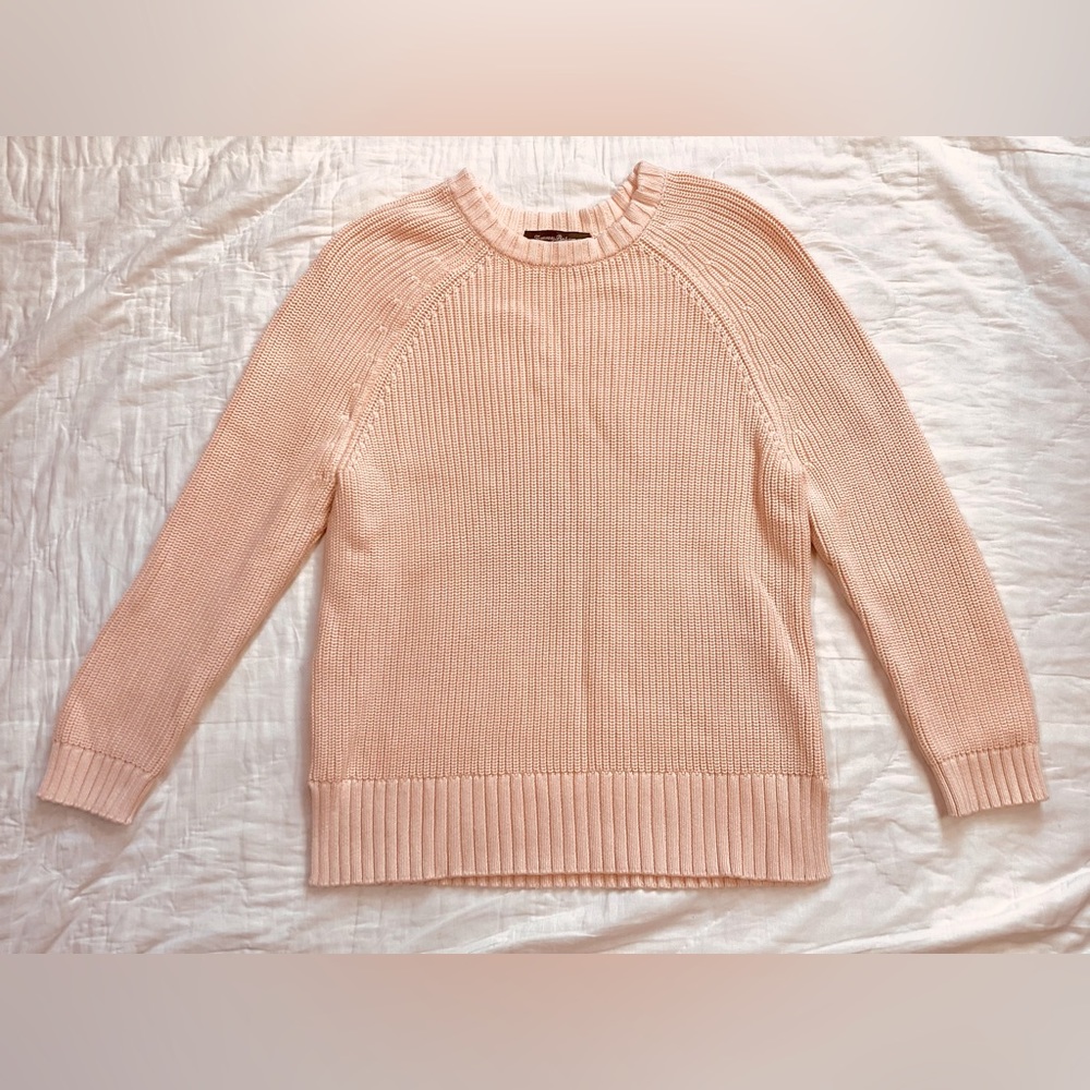 Womens Tommy Bahama Knit Pullover Sweater Peach XS‎